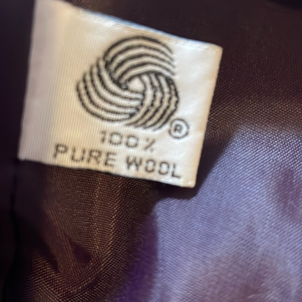 Vintage Christian Dior Double-Breasted Purple Blazer - Picture 13 of 14